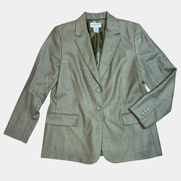Pendleton Blazer Virgin Wool Olive - Picture 6 of 7